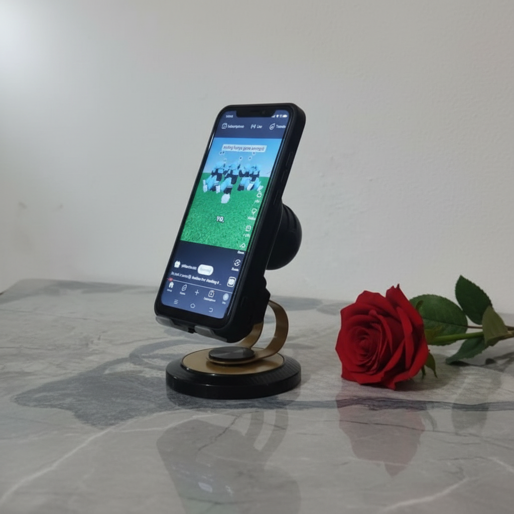 Smart Sensor Speaker & Wireless Charging Phone Stand