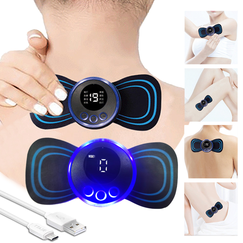 Smart Mini Neck Massager Portable Electronic Stick Double ME