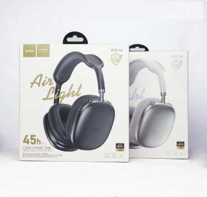HOCO W35 Air Wireless Bluetooth Headphone Deep Bass, Foldable Design and Long Battery Life HO
